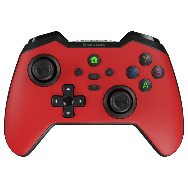 Genesis Gamepad MANGAN 400 kabellos rot/schwarz (PC/Switch)