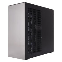 Arctic Xtender (Black) mirrow black window with GPU vertical mount