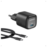 ANKER Charger 30W kompaktes GaN Schnellladegert 1x USB-C...