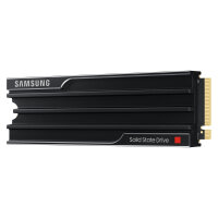 M.2. SAMSUNG 9100 PRO Heatsink NVMe 4TB PCIe 5.0 14.800 MB/s Lesen 13.400 MB/s Schreiben Interne SSD fr PC-Gaming