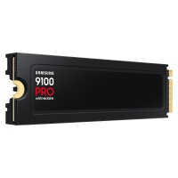 M.2. SAMSUNG 9100 PRO Heatsink NVMe 4TB PCIe 5.0 14.800 MB/s Lesen 13.400 MB/s Schreiben Interne SSD fr PC-Gaming