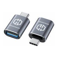 GRAUGEAR USB 3.2 Gen2 Adapter Type-A zu Type-C Stecker 2 Stk