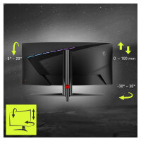 34"(86.4cm)TFT MSI MAG 345CQRDE UWQHD 180Hz Curved retail