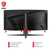 34"(86.4cm)TFT MSI MAG 345CQRDE UWQHD 180Hz Curved retail