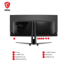 MAG 341CQPDE Curved Gaming Monitor 86.82cm (34.18"")