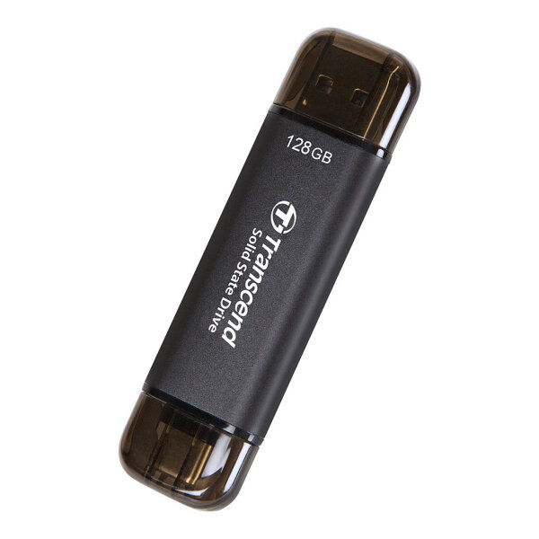 Transcend SSD ESD310C 128GB USB-C USB 3.2 Gen 2x1 black