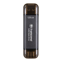 Transcend SSD ESD310C 128GB USB-C USB 3.2 Gen 2x1 black