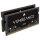 16 GB Corsair SO-DIMM 2666 (2x 8 GB) Dual-Kit (schwarz. CMSX16GX4M2A2666C18. Vengeance)