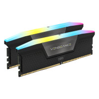 96 GB Corsair DIMM 5200 (2x 48 GB) Dual-Kit (schwarz. CMH96GX5M2B5200C38. Vengeance RGB. INTEL XMP)