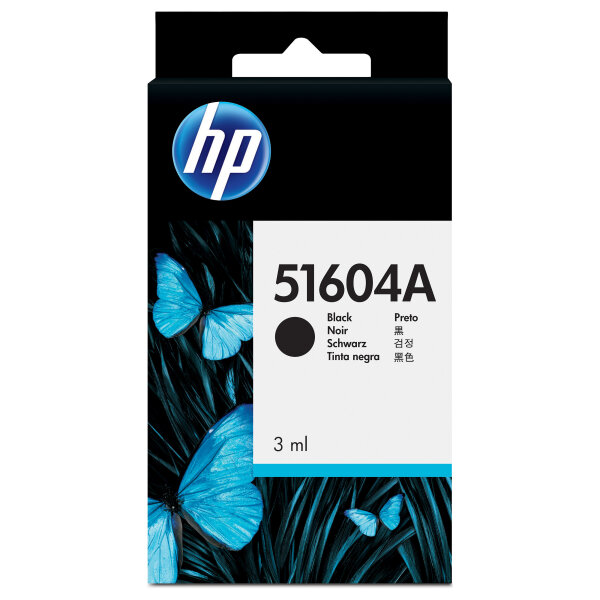 HP 51604A original Ink cartridge black standard capacity 750.000 characters 1-pack for ThInk cartridgejet and Quietjet printers