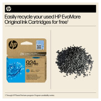 HP 924e EvoMore Cyan Original Ink Cartridge