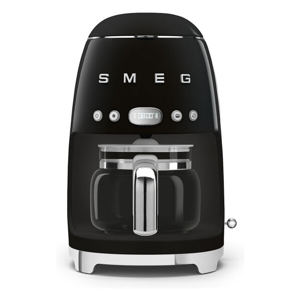 SMEG Filter-Kaffeemaschine 50s Style DCF02BLEU, schwarz