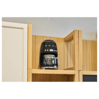 SMEG Filter-Kaffeemaschine 50s Style DCF02BLEU, schwarz