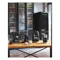SMEG Filter-Kaffeemaschine 50s Style DCF02BLEU, schwarz