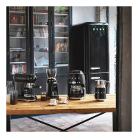 SMEG Filter-Kaffeemaschine 50s Style DCF02BLEU, schwarz