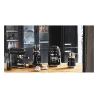 SMEG Filter-Kaffeemaschine 50s Style DCF02BLEU, schwarz