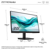 HP Series 3 Pro 322pf 54,61cm 21,5Zoll FHD 250nits HDMI DP VGA (EU)