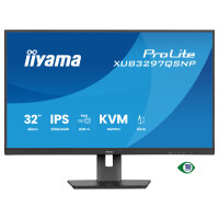 IIYAMA XUB3297QSNP-B1 81,28cm 32Zoll IPS-panel 2560x1440 350cd/m USB-C Dock LAN/95W PD/DP-OUT KVM USB 3x3.2+1xC 1ms