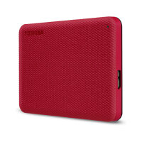 Toshiba Storage Canvio Advance 1 TB, Externe Festplatte (rot, Micro-USB-B 3.2 Gen 1 (5 Gbit/s))