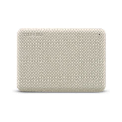 Toshiba Storage Canvio Advance 4 TB, Externe Festplatte (beige, Micro-USB-B 3.2 Gen 1 (5 Gbit/s))