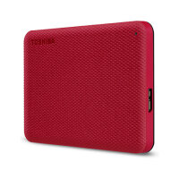 Toshiba Storage Canvio Advance 4 TB, Externe Festplatte (rot, Micro-USB-B 3.2 Gen 1 (5 Gbit/s))