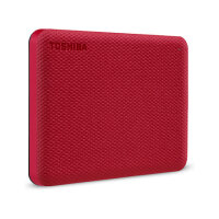 Toshiba Storage Canvio Advance 4 TB, Externe Festplatte (rot, Micro-USB-B 3.2 Gen 1 (5 Gbit/s))