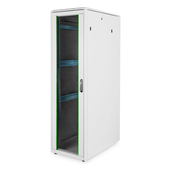 DIGITUS Netzwerkschrank Unique 42HE 2053x600x1000mm grau (Speditionsversand)