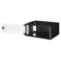 DIGITUS Wandgehäuse SOHO PRO 4HE 240x540x400 mm 19" schwarz