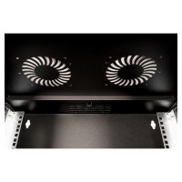 DIGITUS Wandgehäuse SOHO PRO 4HE 240x540x400 mm 19" schwarz