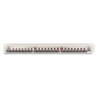 DIGITUS Patchpanel 1HE 24-Port Cat6a geschirmt lichtgrau