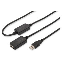DIGITUS Repeaterkabel USB 2.0 Typ A male > female 20.00m
