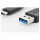 DIGITUS USB 3.0 Anschlusskabel Typ C -A St/St 1.0m, sw