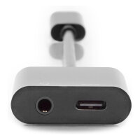 DIGITUS USB 3.1 Verteilerkabel Typ C-Klinke St/Bu/Bu 0.2m sw