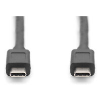 DIGITUS USB 3.1 Anschlusskabel Typ C -C St/St 1.0m, sw