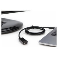 DIGITUS USB C Adapterkabel Typ C -HDMI A 4K St/St 5.0m, sw