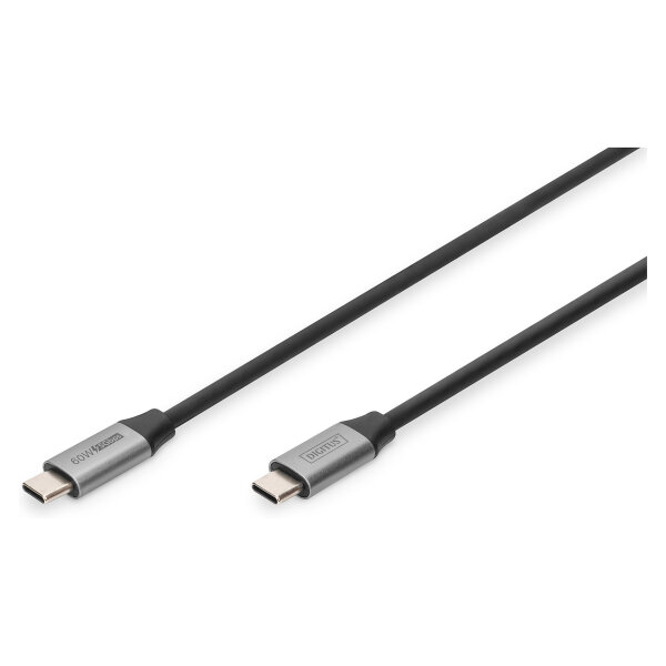 DIGITUS Anschlusskabel USB3.0/C -> C St/St 1m schwarz