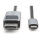 DIGITUS USB 3.2 Anschlusskabel Typ C --> DP St./St. 1m schw.