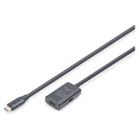 DIGITUS Verlängerungskabel USB-C->USB-C St./Bu....