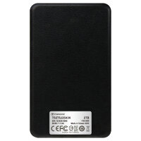 Transcend 6.3cm 2TB USB3.1 StoreJet 25A3 schwarz