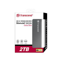 Transcend 6.3cm 2TB USB3.1 StoreJet 25C3N Iron Grey (ALU)