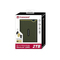Transcend 6.3cm 2TB USB3.1 StoreJet 25M3G Military Green