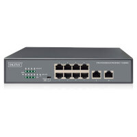 DIGITUS Switch 8-Port 10/100 120W PoE Unmanaged schwarz