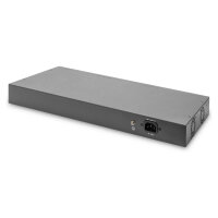 DIGITUS Switch 24-Port Gigabit Managed schwarz
