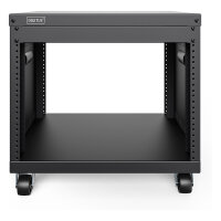 Universal 19-Zoll Equipment Rack mit Rollen, 8HE