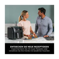 Ninja AF200EU Foodi 4-in-1 Dual Zone Heißluftfritteuse