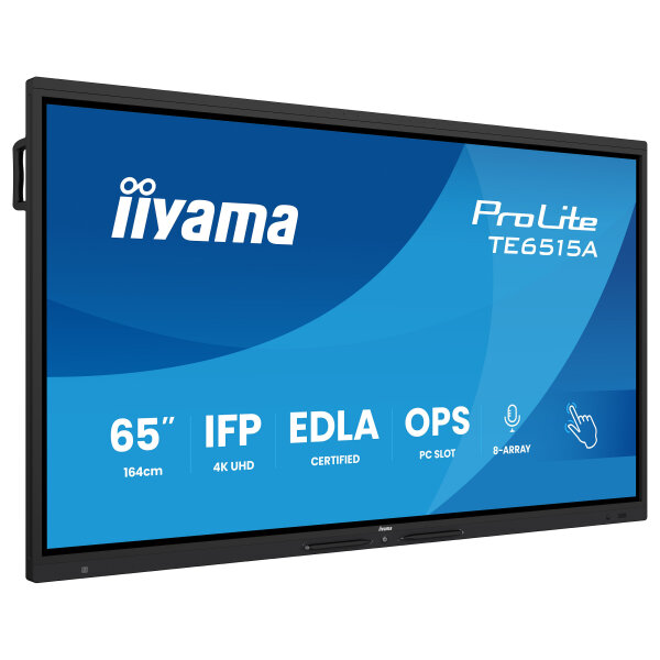 IIYAMA DS TE6515A 163.9cm IPS TOUCH 65/3840x2160/2xHDMI/DP/5xUSB/USB-C