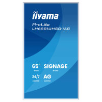 IIYAMA DS LH6581UHSG 163.9cm VA 24/7 65/3840x2160/2xHDMI/2xUSB/USB-C