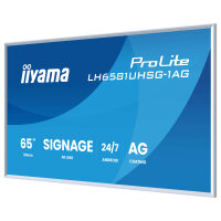 IIYAMA DS LH6581UHSG 163.9cm VA 24/7 65/3840x2160/2xHDMI/2xUSB/USB-C
