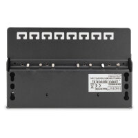 DIGITUS Patchpanel 1HE 8-Port Cat6 geschirmt schwarz