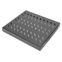 DIGITUS Fachboden 1HE 30x483x385mm bis 25kg schwarz auszieh